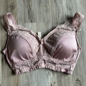 Rhonda Shear Pink Mocha Betty Pin-up Bra Full Coverage Size XS